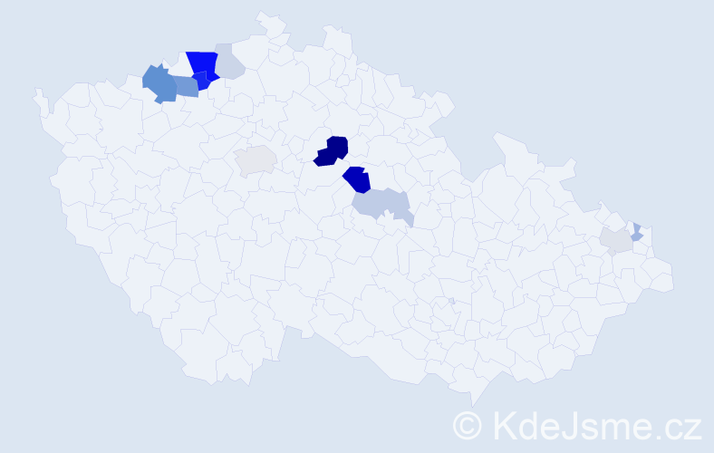 Příjmení: 'Majerčinová', počet výskytů 31 v celé ČR
