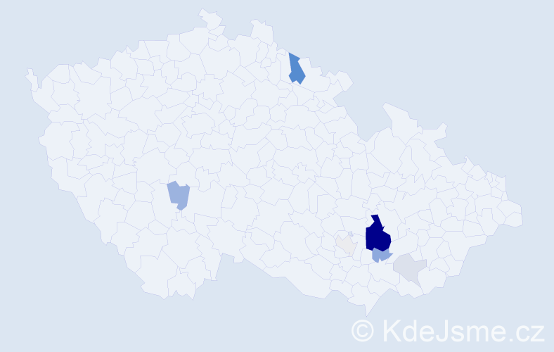 Příjmení: 'Alturbanová', počet výskytů 24 v celé ČR