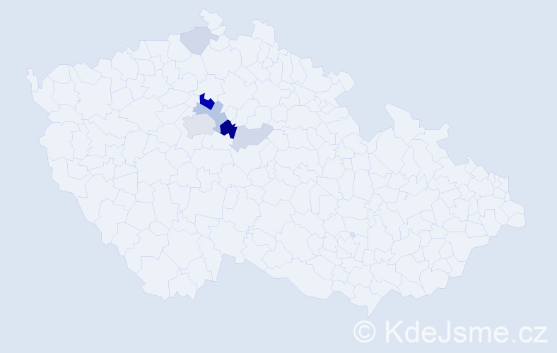 Příjmení: 'Bossanyi', počet výskytů 19 v celé ČR