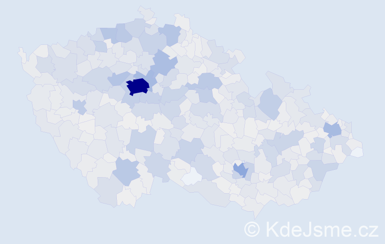 Příjmení: 'Urban', počet výskytů 7591 v celé ČR