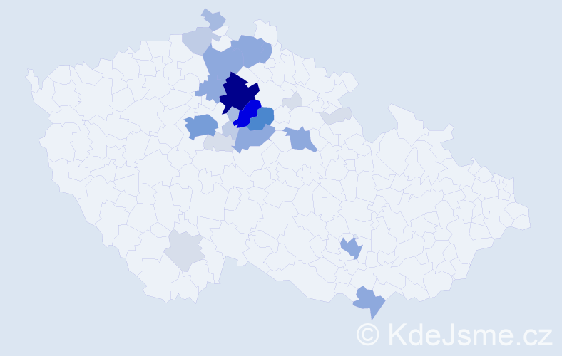 Příjmení: 'Fadrhoncová', počet výskytů 99 v celé ČR