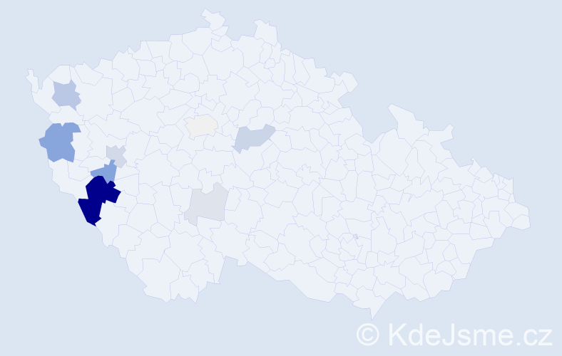 Příjmení: 'Fleisig', počet výskytů 34 v celé ČR