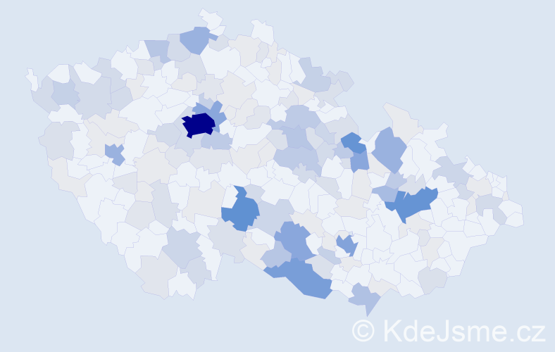 Příjmení: 'Vyhnálková', počet výskytů 546 v celé ČR