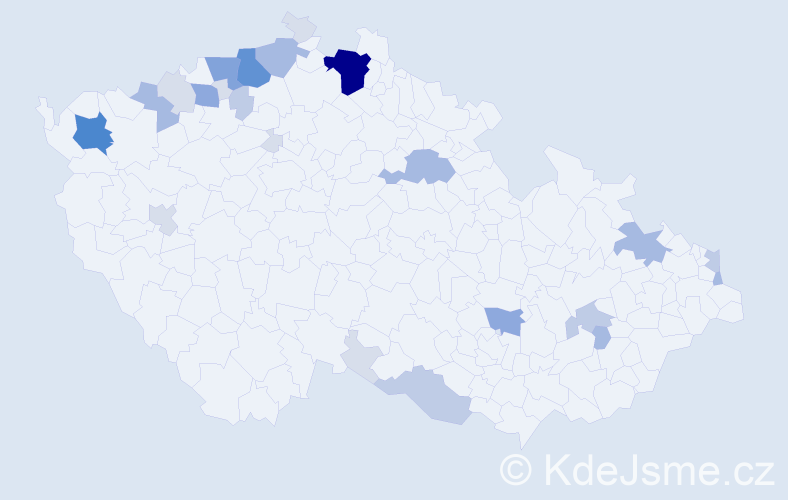 Příjmení: 'Grajcar', počet výskytů 83 v celé ČR