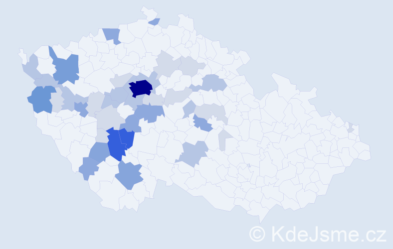 Příjmení: 'Rozhoňová', počet výskytů 109 v celé ČR