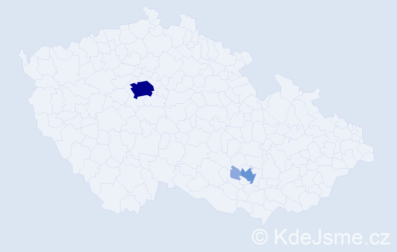 Příjmení: 'Münzová', počet výskytů 12 v celé ČR
