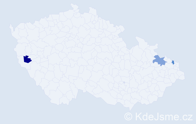 Příjmení: 'Kopperbergová', počet výskytů 7 v celé ČR