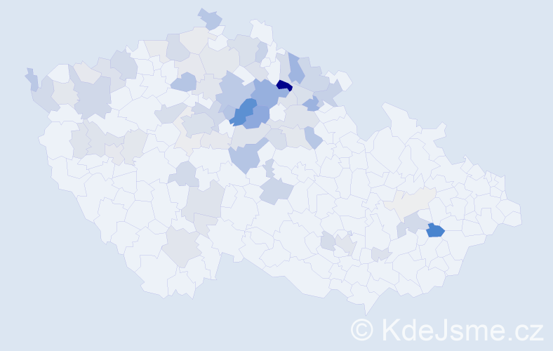 Příjmení: 'Dytrych', počet výskytů 351 v celé ČR