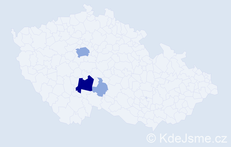 Příjmení: 'Loskota', počet výskytů 11 v celé ČR