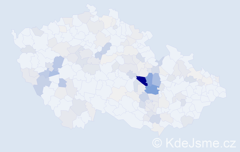 Příjmení: 'Andrlík', počet výskytů 473 v celé ČR