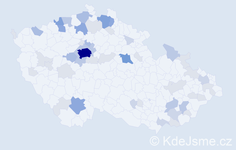 Příjmení: 'Gürtlerová', počet výskytů 136 v celé ČR