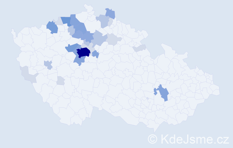 Příjmení: 'Schönfeld', počet výskytů 79 v celé ČR