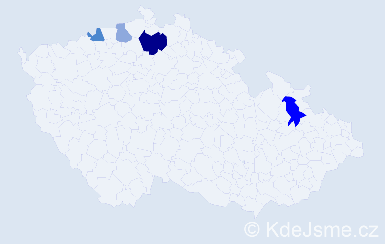 Příjmení: 'Konfalová', počet výskytů 12 v celé ČR