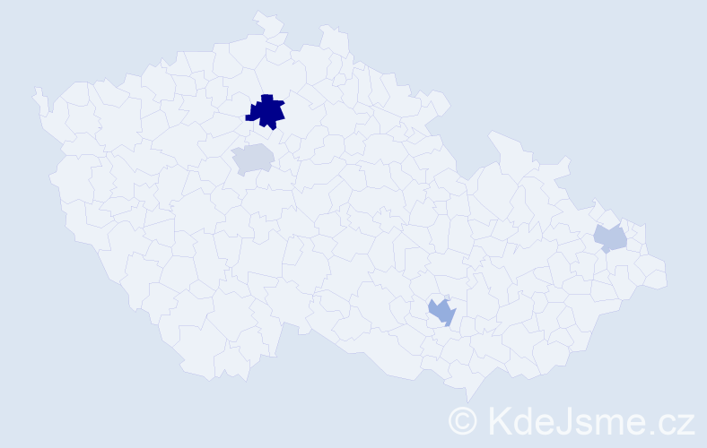 Příjmení: 'Wolfe', počet výskytů 7 v celé ČR