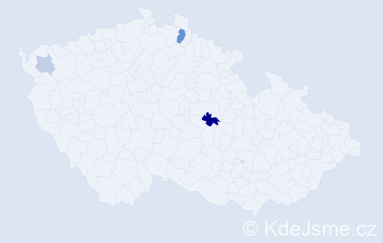 Příjmení: 'Saifrová', počet výskytů 7 v celé ČR