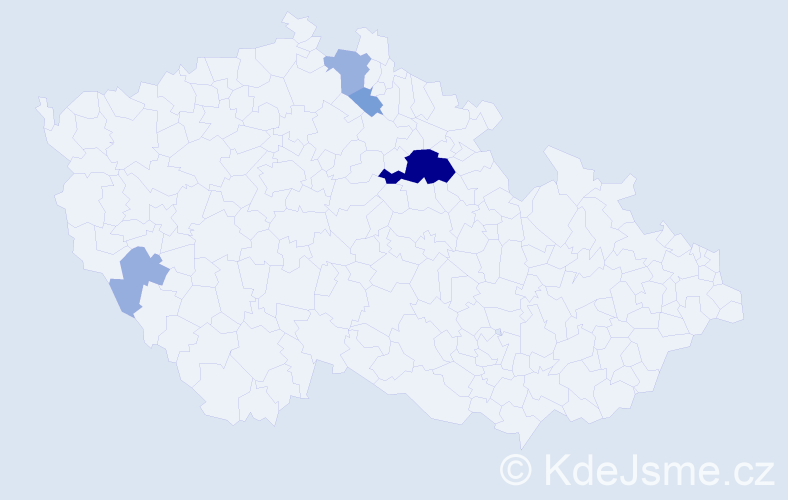 Příjmení: 'Stanner', počet výskytů 15 v celé ČR