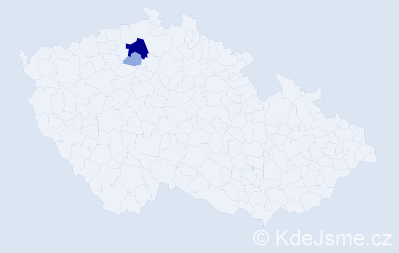 Příjmení: 'Leiblinger', počet výskytů 6 v celé ČR