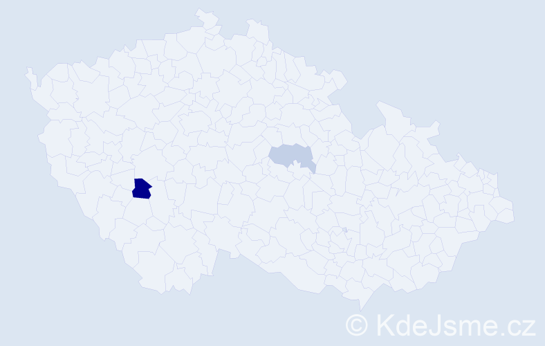 Příjmení: 'Oleksa', počet výskytů 3 v celé ČR