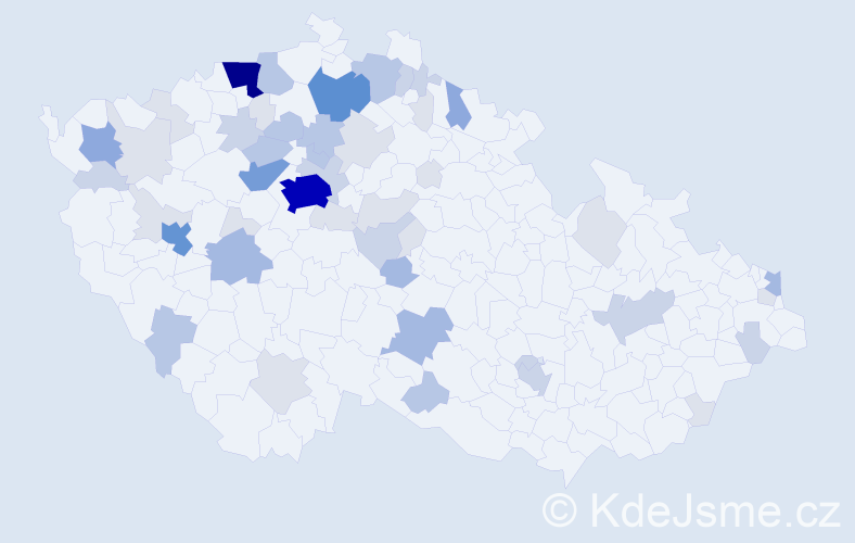 Příjmení: 'Port', počet výskytů 164 v celé ČR