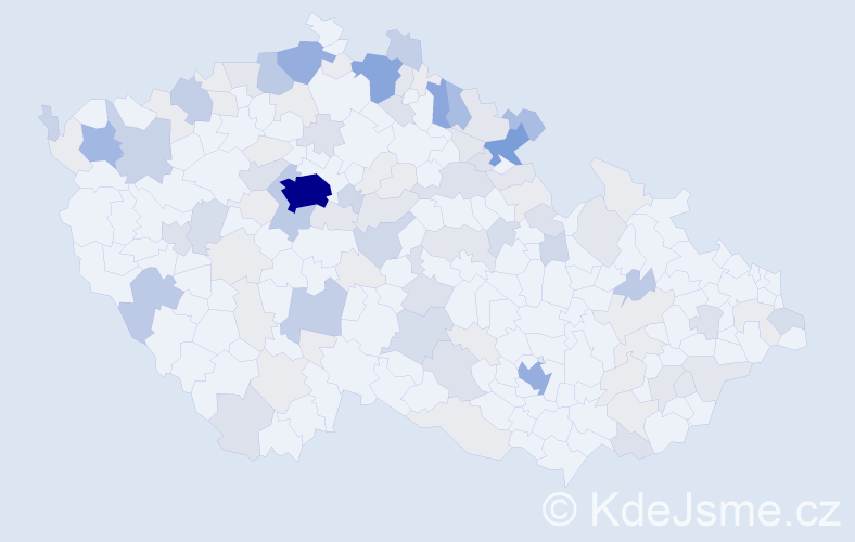 Příjmení: 'Martin', počet výskytů 374 v celé ČR
