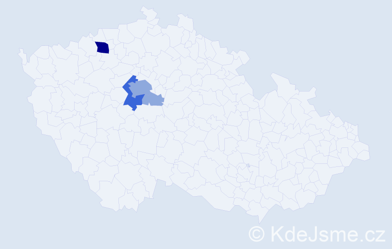 Příjmení: 'Kotíšková', počet výskytů 13 v celé ČR