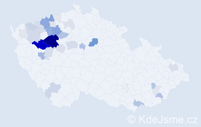 Příjmení: 'Haunerová', počet výskytů 98 v celé ČR
