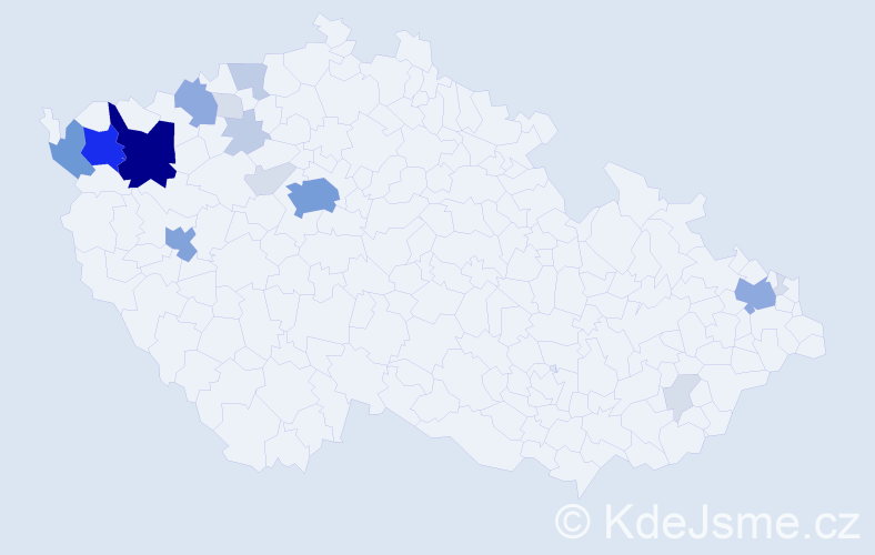 Příjmení: 'Sliško', počet výskytů 68 v celé ČR