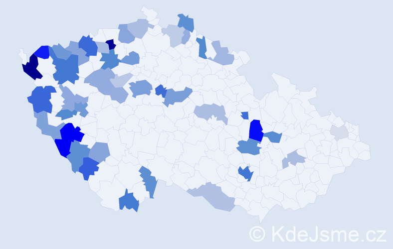 Příjmení: 'Dang Thi', počet výskytů 94 v celé ČR