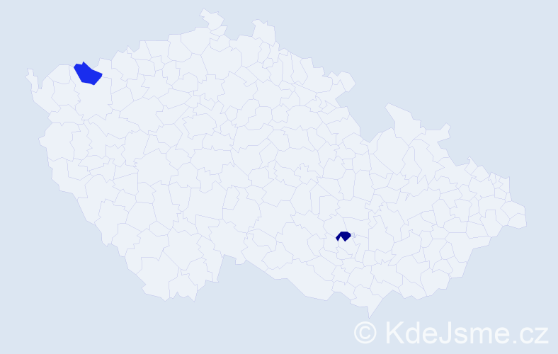 Příjmení: 'Makatura', počet výskytů 4 v celé ČR