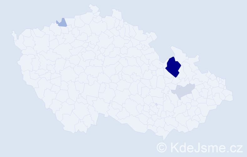 Příjmení: 'Partischová', počet výskytů 12 v celé ČR