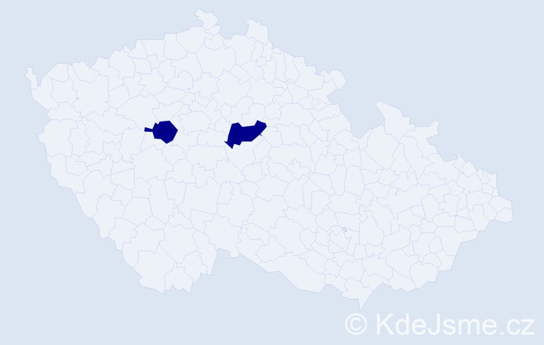 Příjmení: 'Nottek', počet výskytů 2 v celé ČR