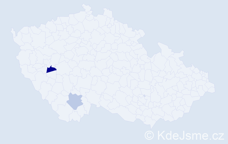 Příjmení: 'Yanyshyn', počet výskytů 4 v celé ČR