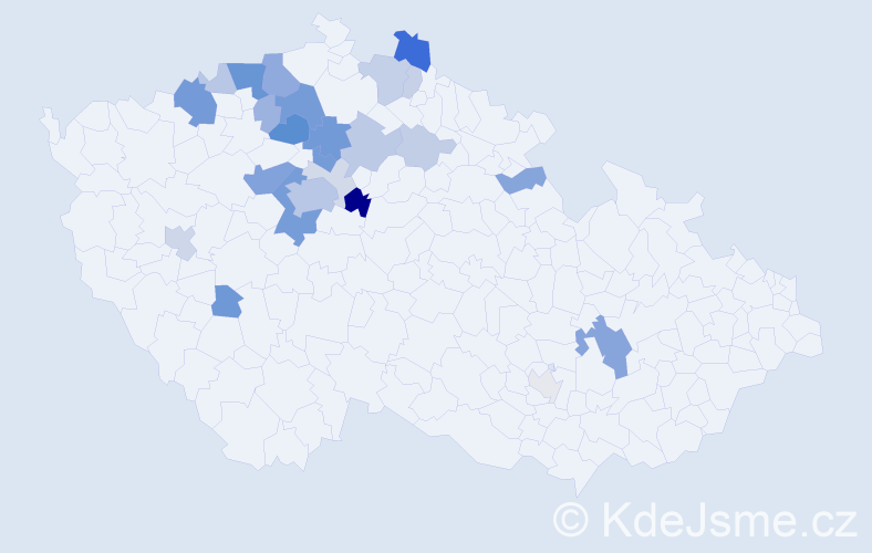 Příjmení: 'Schönfeld', počet výskytů 81 v celé ČR