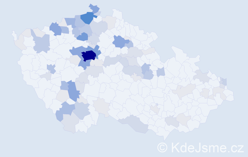 Příjmení: 'Barcal', počet výskytů 313 v celé ČR