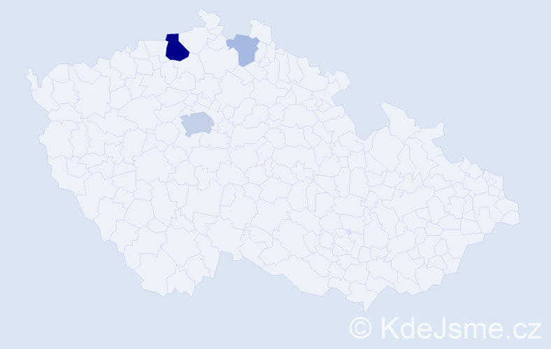 Příjmení: 'Smoleňak', počet výskytů 11 v celé ČR
