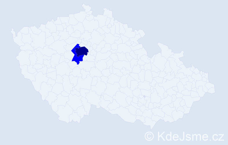 Příjmení: 'Ianchii', počet výskytů 3 v celé ČR