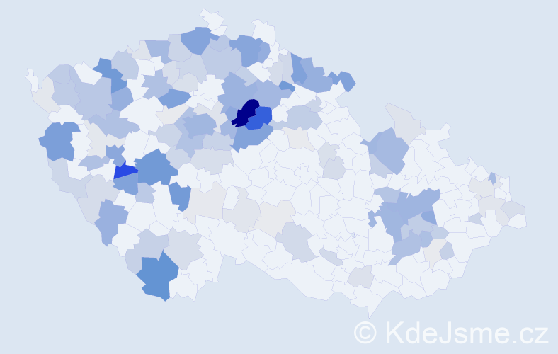 Příjmení: 'Otta', počet výskytů 454 v celé ČR