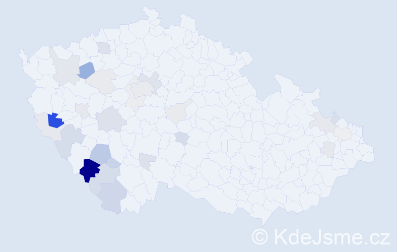 Příjmení: 'Narovec', počet výskytů 83 v celé ČR