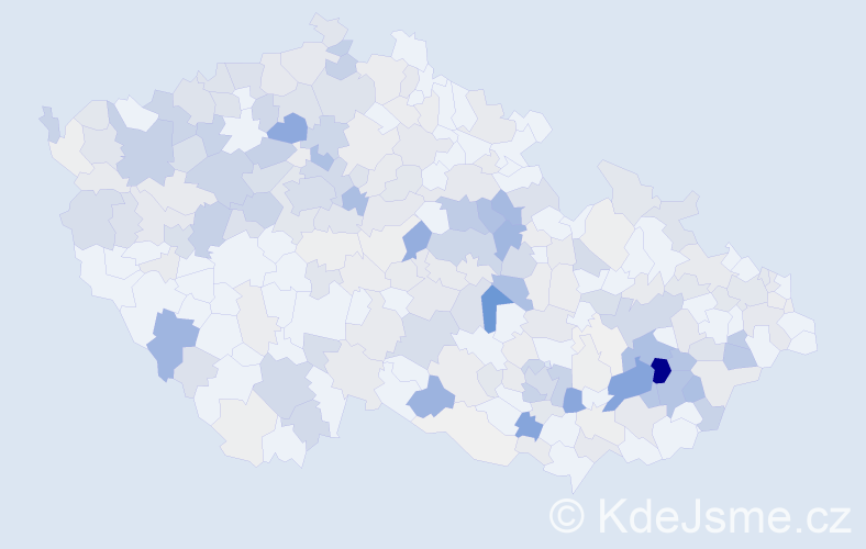 Příjmení: 'Fuksová', počet výskytů 966 v celé ČR