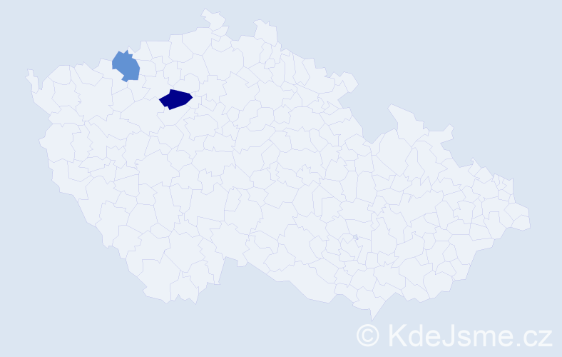Příjmení: 'Hagenštocová', počet výskytů 7 v celé ČR
