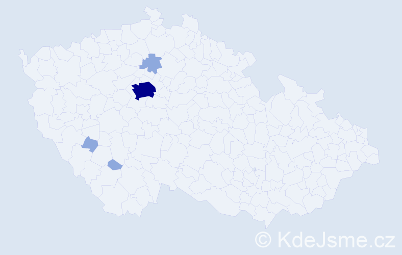 Příjmení: 'Sejkotová', počet výskytů 9 v celé ČR