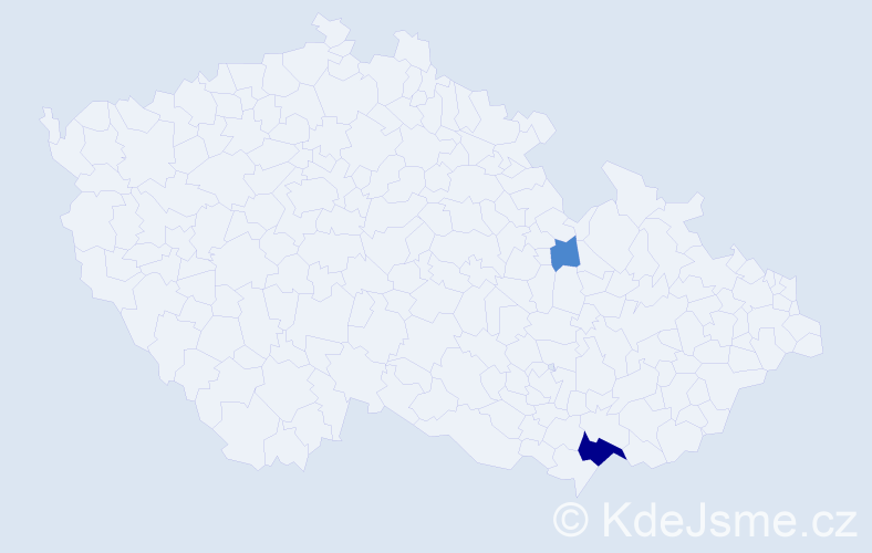 Příjmení: 'Minaschková', počet výskytů 7 v celé ČR