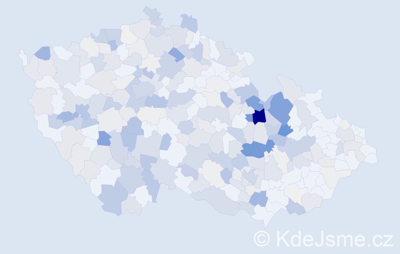 Příjmení: 'Hejl', počet výskytů 1056 v celé ČR