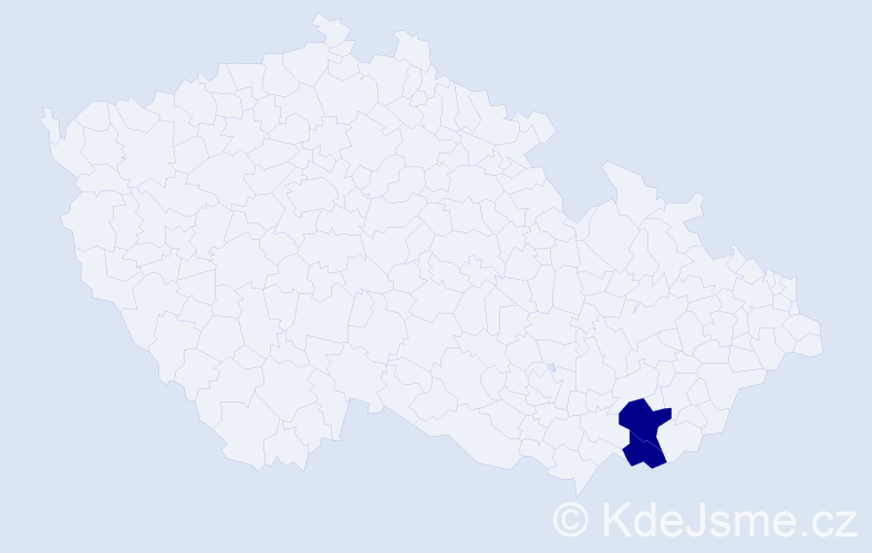 Příjmení: 'Bonič', počet výskytů 2 v celé ČR