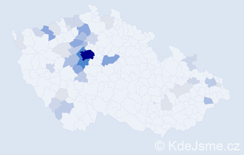 Příjmení: 'Fafejta', počet výskytů 128 v celé ČR