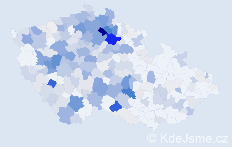 Příjmení: 'Zikmund', počet výskytů 1215 v celé ČR