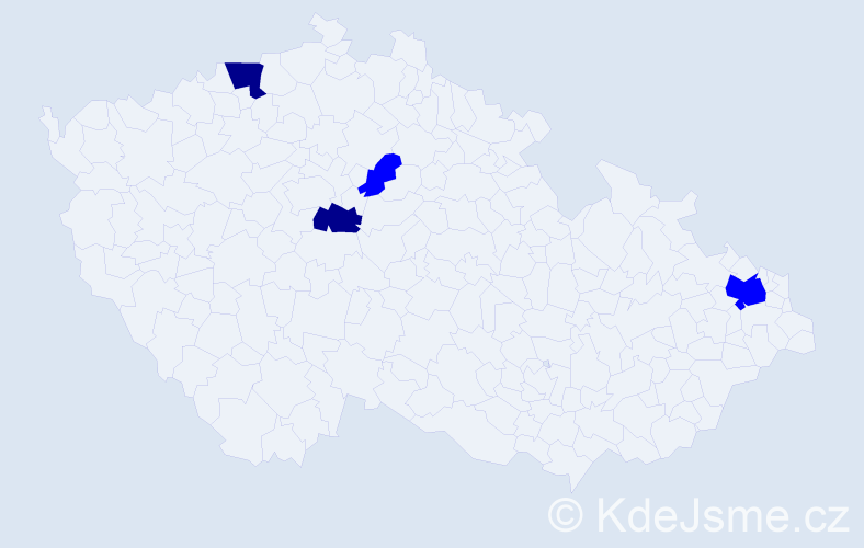 Příjmení: 'Shtymak', počet výskytů 6 v celé ČR