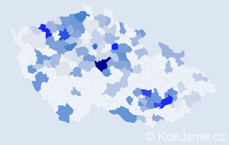 Příjmení: 'Podaná', počet výskytů 476 v celé ČR