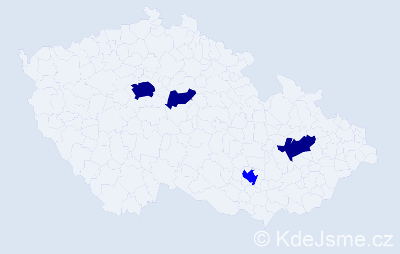 Příjmení: 'Shchadey', počet výskytů 7 v celé ČR
