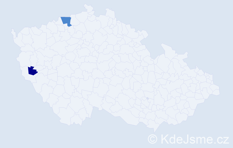 Příjmení: 'Landštoffová', počet výskytů 4 v celé ČR